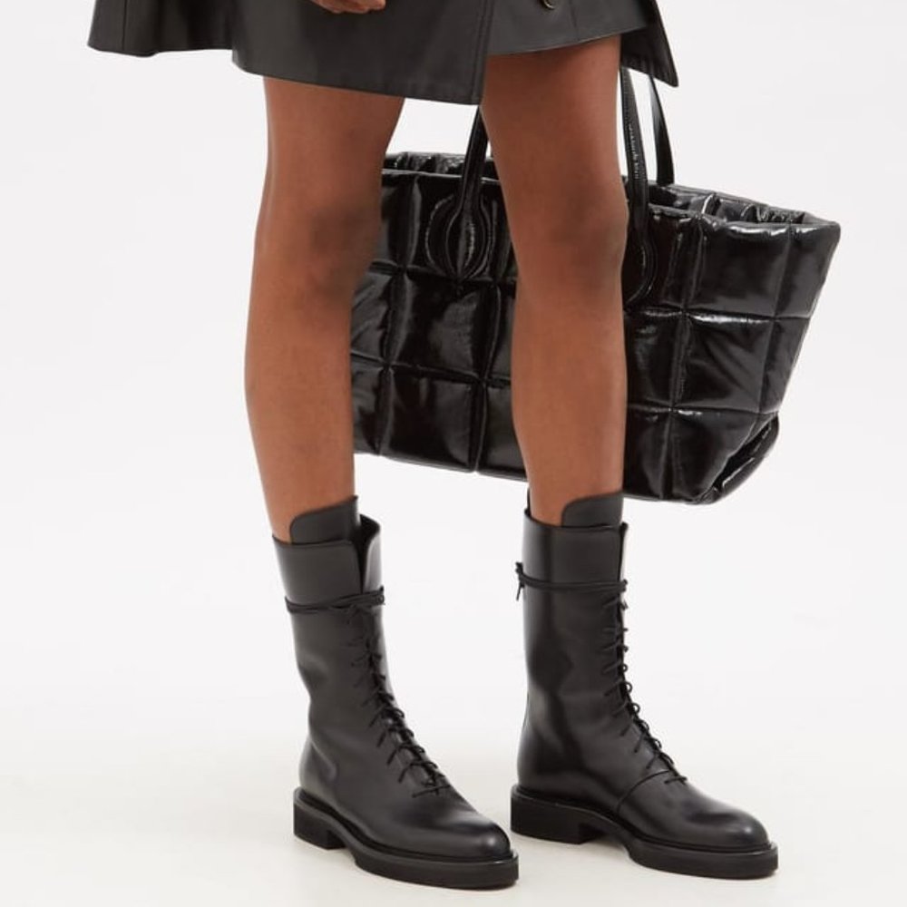 Khaite Conley boots,  sz 40 (9.5 US), Black Pristine!